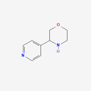 3-(Pyridin-4-yl)morpholine chemical structure (CAS 143798-67-8)