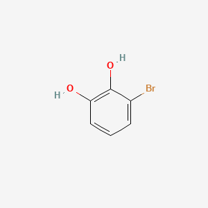 3-Bromobenzene-1,2-diol chemical structure (CAS 14381-51-2)
