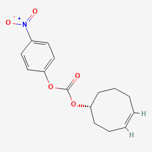 (R,E)-Cyclooct-4-en-1-yl (4-nitrophenyl) carbonate chemical structure (CAS 1438415-89-4)