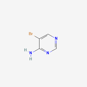 4-Amino-5-bromopyrimidine chemical structure (CAS 1439-10-7)