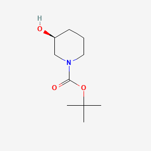 (S)-tert-Butyl 3-hydroxypiperidine-1-carboxylate chemical structure (CAS 143900-44-1)