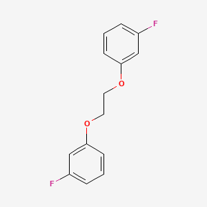 1,2-Bis(3-fluorophenoxy)ethane chemical structure (CAS 143915-19-9)