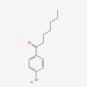 4'-Hydroxyheptanophenone chemical structure (CAS 14392-72-4)