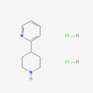 2-(Piperidin-4-yl)pyridine dihydrochloride chemical structure (CAS 143924-45-2)