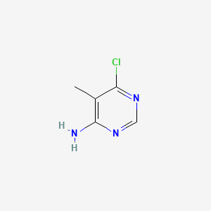 4-Amino-6-chloro-5-methylpyrimidine chemical structure (CAS 14394-56-0)
