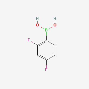 2,4-Difluorophenylboronic acid chemical structure (CAS 144025-03-6)
