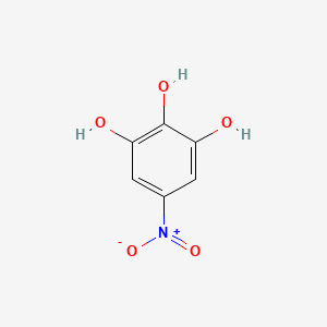 5-Nitrobenzene-1,2,3-triol chemical structure (CAS 14416-24-1)