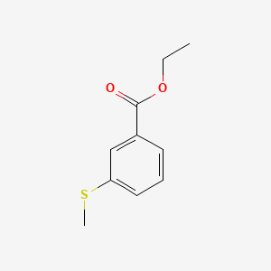 Ethyl 3-(methylthio)benzoate chemical structure (CAS 1442-02-0)