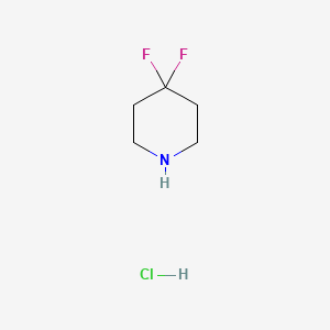 4,4-Difluoropiperidine hydrochloride chemical structure (CAS 144230-52-4)