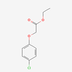 Ethyl 2-(4-chlorophenoxy)acetate chemical structure (CAS 14426-42-7)
