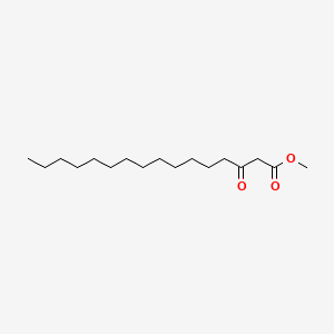 Methyl 3-oxohexadecanoate chemical structure (CAS 14427-53-3)
