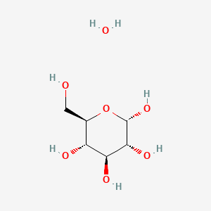 (2S,3R,4S,5S,6R)-6-(Hydroxymethyl)tetrahydro-2H-pyran-2,3,4,5-tetraol hydrate chemical structure (CAS 14431-43-7)