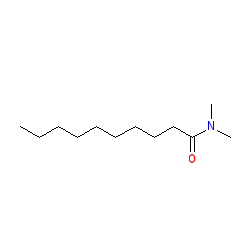 N,N-Dimethylcapramide chemical structure (CAS 14433-76-2)
