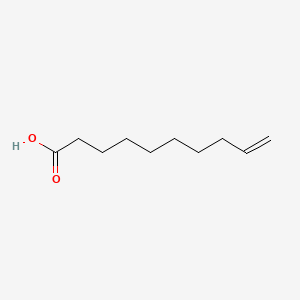Dec-9-enoic acid chemical structure (CAS 14436-32-9)