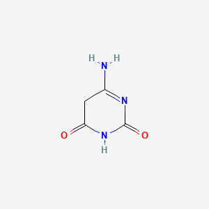 6-Aminopyrimidine-2,4(3H,5H)-dione chemical structure (CAS 14436-34-1)