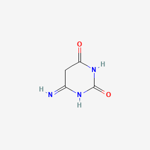 6-Aminopyrimidine-2,4(3H,5H)-dione chemical structure (CAS 14436-34-1)
