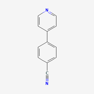 4-(Pyridin-4-yl)benzonitrile chemical structure (CAS 144397-70-6)