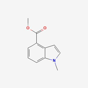 Methyl 1-methyl-1H-indole-4-carboxylate chemical structure (CAS 1444-12-8)