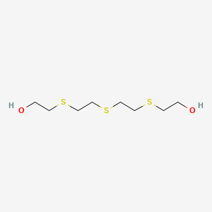2,2'-((Thiobis(ethane-2,1-diyl))bis(sulfanediyl))bis(ethan-1-ol) chemical structure (CAS 14440-77-8)