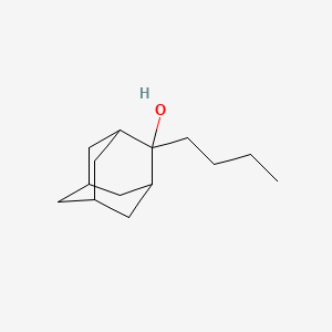 2-Butyladamantan-2-ol chemical structure (CAS 14451-86-6)