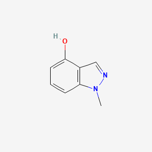 1-Methyl-1H-indazol-4-ol chemical structure (CAS 144528-23-4)