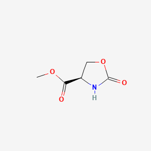 (R)-Methyl 2-oxooxazolidine-4-carboxylate chemical structure (CAS 144542-43-8)