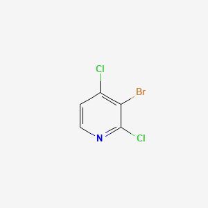 3-Bromo-2,4-dichloropyridine chemical structure (CAS 144584-32-7)