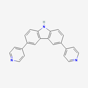 3,6-Di(pyridin-4-yl)-9H-carbazole chemical structure (CAS 1446275-54-2)