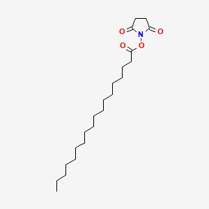 2,5-Dioxopyrrolidin-1-yl stearate chemical structure (CAS 14464-32-5)