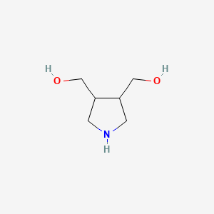 Pyrrolidine-3,4-diyldimethanol chemical structure (CAS 1446409-57-9)