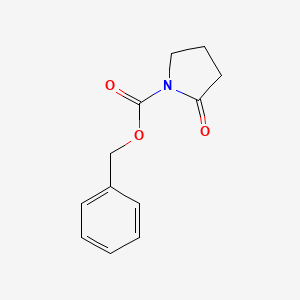 Benzyl 2-oxopyrrolidine-1-carboxylate chemical structure (CAS 14468-80-5)