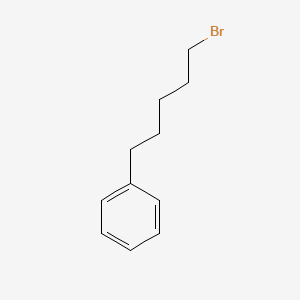 (5-Bromopentyl)benzene chemical structure (CAS 14469-83-1)