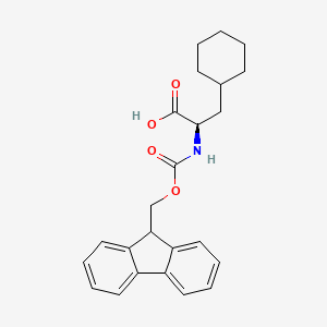 Fmoc-D-Cha-OH chemical structure (CAS 144701-25-7)