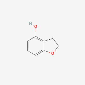 2,3-Dihydrobenzofuran-4-ol chemical structure (CAS 144822-82-2)