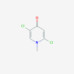 2,5-Dichloro-1-methylpyridin-4(1H)-one chemical structure (CAS 1449008-17-6)