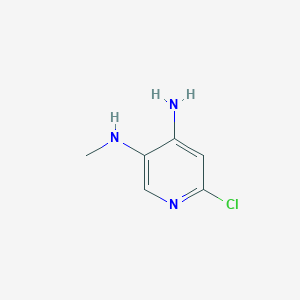 6-Chloro-N3-methylpyridine-3,4-diamine chemical structure (CAS 1449515-83-6)