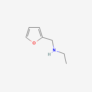 N-(Furan-2-ylmethyl)ethanamine chemical structure (CAS 14496-33-4)