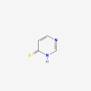 Pyrimidine-4(3H)-thione chemical structure (CAS 1450-86-8)