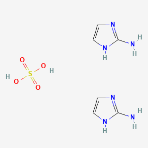 1H-imidazol-2-amine sulfate(2:1) chemical structure (CAS 1450-93-7)