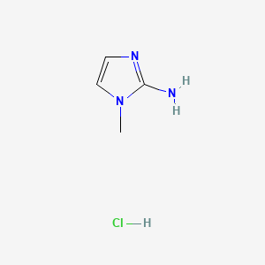1-Methyl-1H-imidazol-2-amine hydrochloride chemical structure (CAS 1450-94-8)