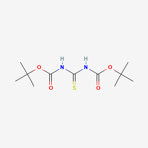 N,N'-Bis-tert-butoxycarbonylthiourea chemical structure (CAS 145013-05-4)