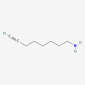 Oct-7-yn-1-amine chemical structure (CAS 14502-43-3)