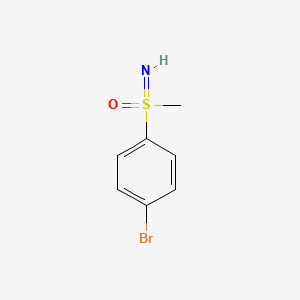 1-Bromo-4-(S-methylsulfonimidoyl)benzene chemical structure (CAS 145026-07-9)