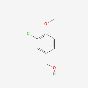 (3-Chloro-4-methoxyphenyl)methanol chemical structure (CAS 14503-45-8)