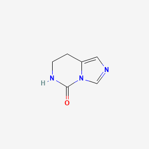 7,8-Dihydroimidazo[1,5-c]pyrimidin-5(6H)-one chemical structure (CAS 14509-66-1)