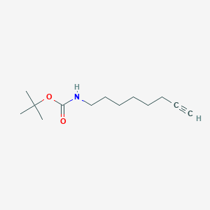 tert-Butyl oct-7-yn-1-ylcarbamate chemical structure (CAS 1451262-84-2)