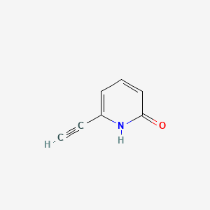6-Ethynylpyridin-2(1H)-one chemical structure (CAS 145143-31-3)