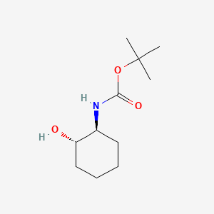 tert-Butyl ((1S,2S)-2-hydroxycyclohexyl)carbamate chemical structure (CAS 145166-06-9)