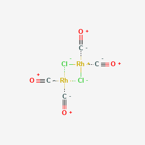 Di-μ-chloro-tetracarbonyldirhodium(I) chemical structure (CAS 14523-22-9)
