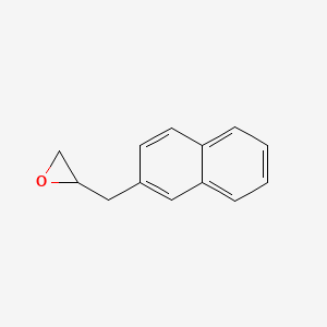 2-(Naphthalen-2-ylmethyl)oxirane chemical structure (CAS 145233-27-8)